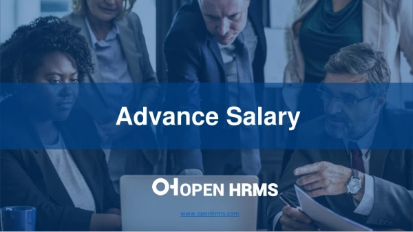 Advance Salary - HR Management Software