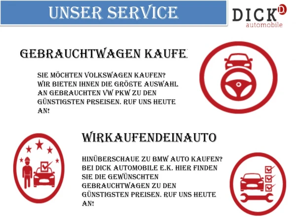 Dick-automobile.de Buying Used Cars