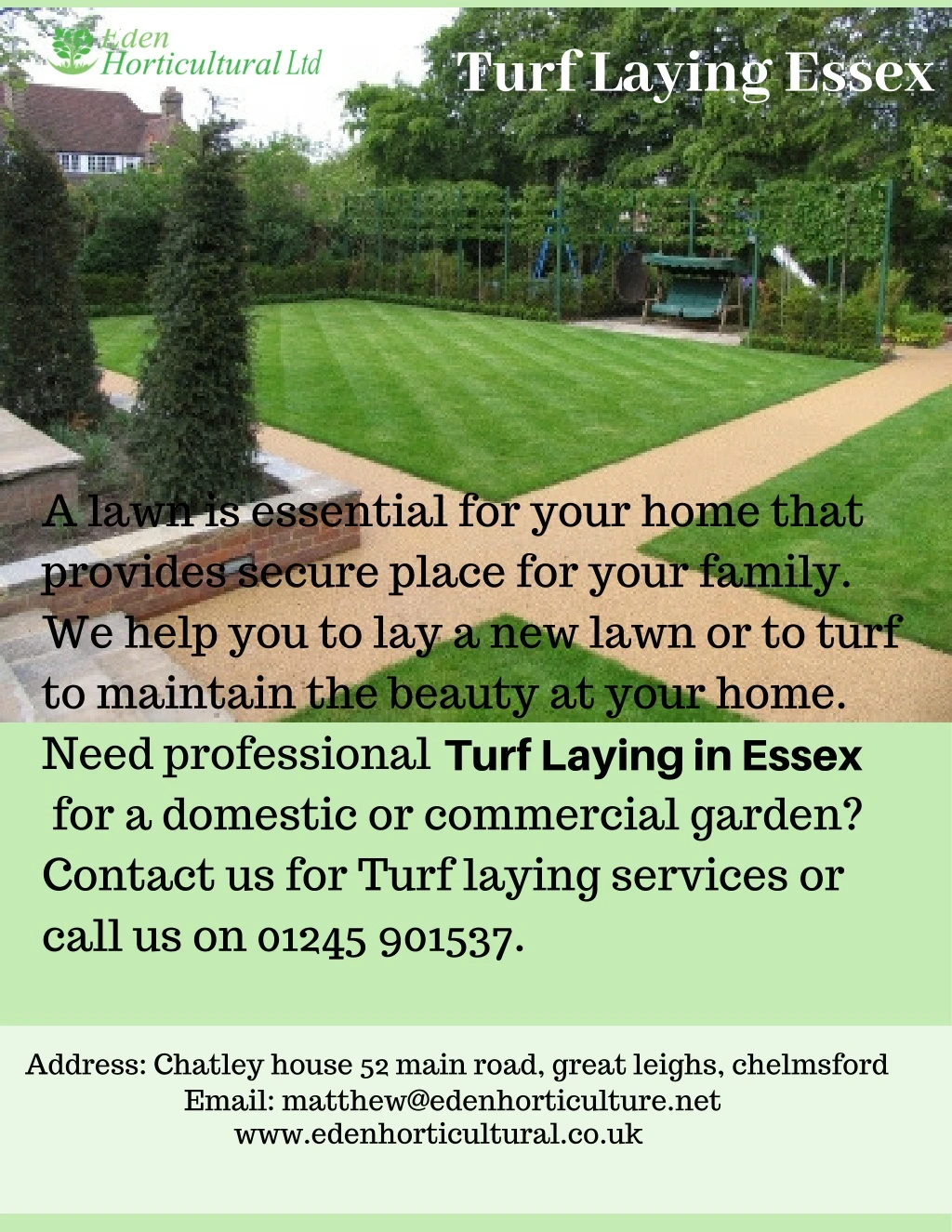 turf laying essex