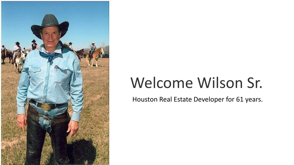welcome wilson sr