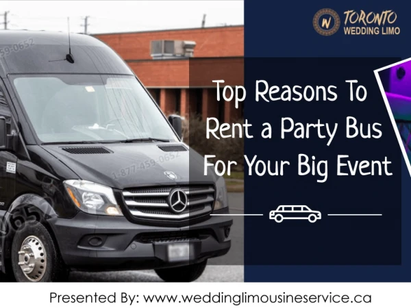 Top Reasons To Rent A Party Bus For Your Big Event