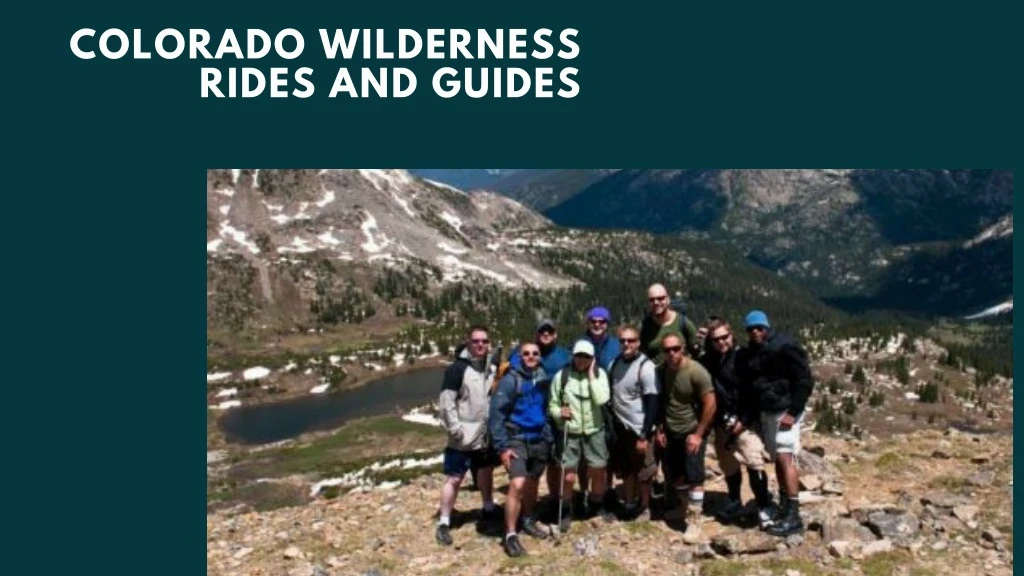 colorado wilderness rides and guides