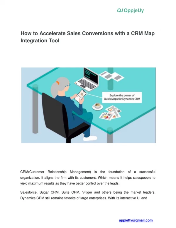 How to Accelerate Sales Conversions with a CRM Map Integration Tool