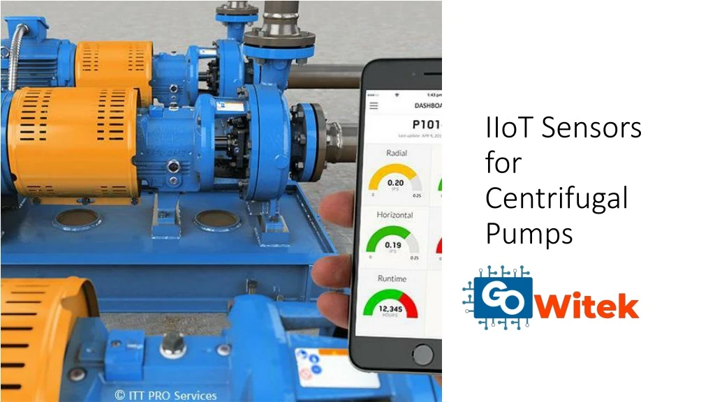 iiot sensors for centrifugal pumps