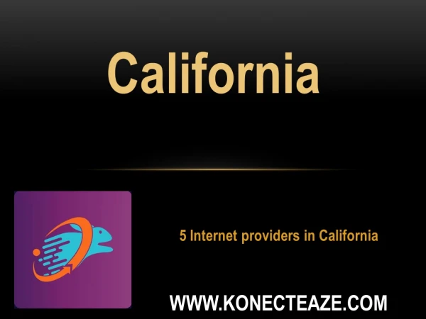 5 Internet providers in California