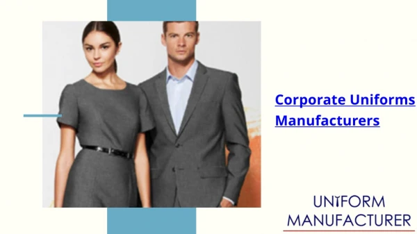 Getting Smart with Corporate Uniforms Manufacturers
