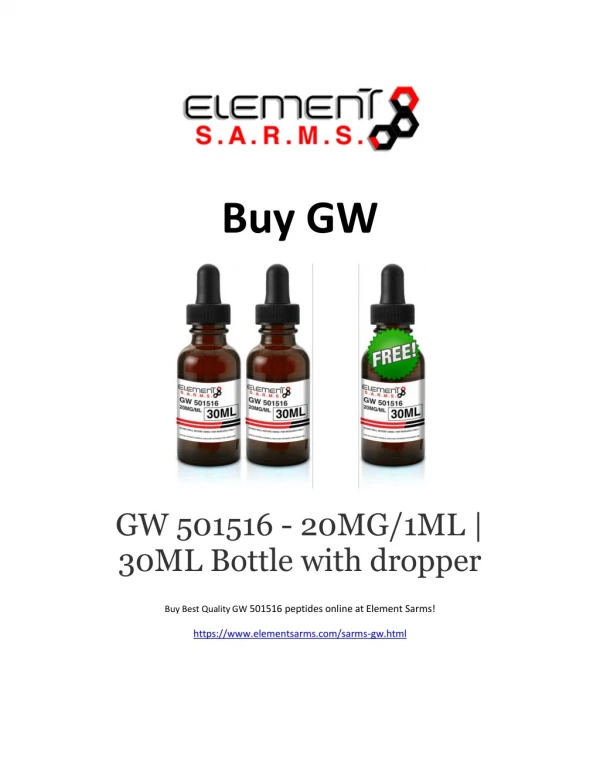 Buy GW 501516