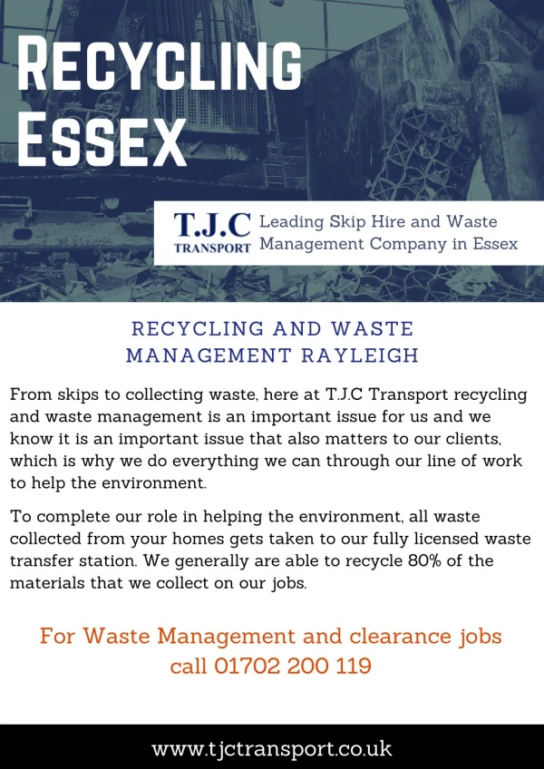 Recycling Essex