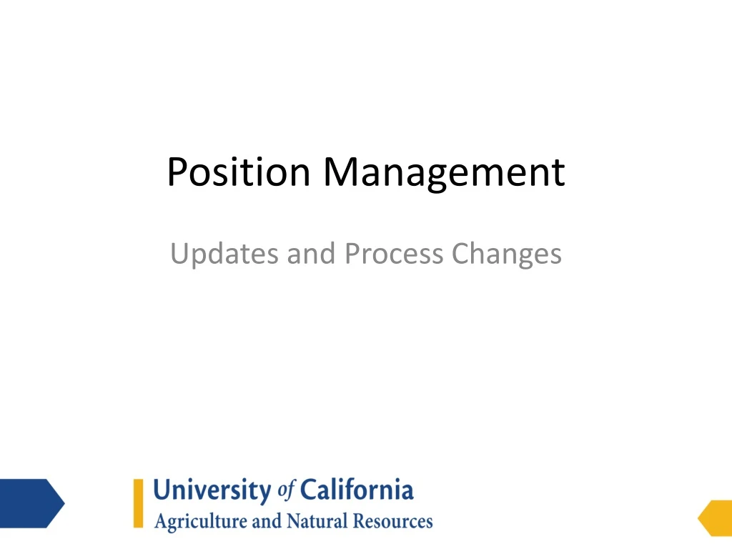 position management