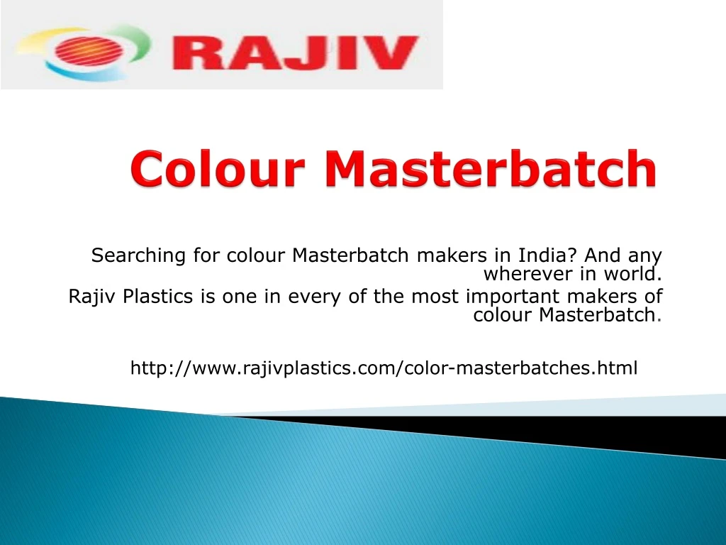 colour masterbatch