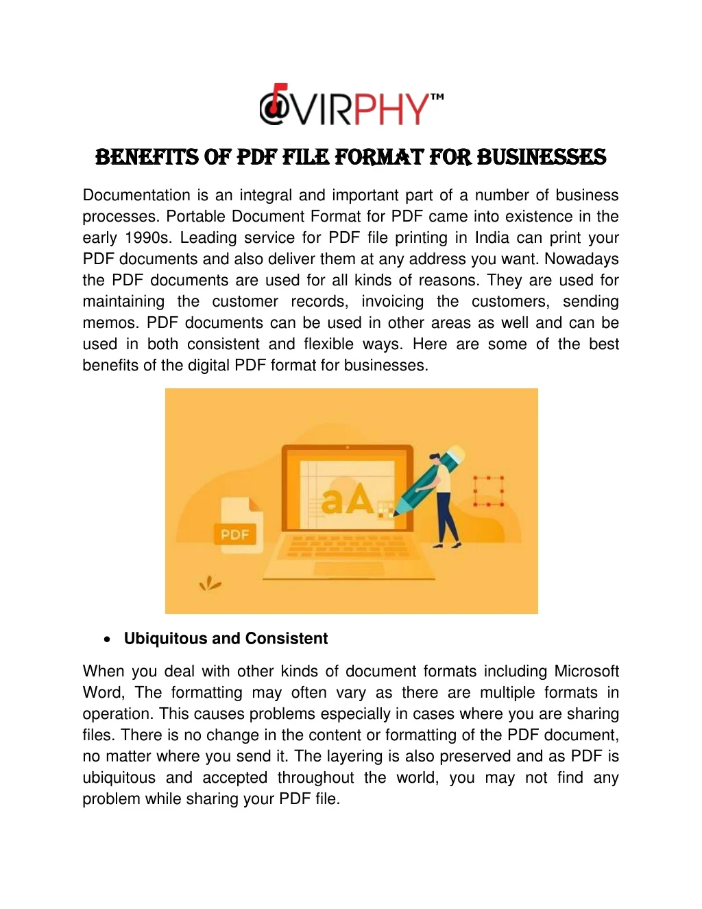 benefits o benefits of pdf file format