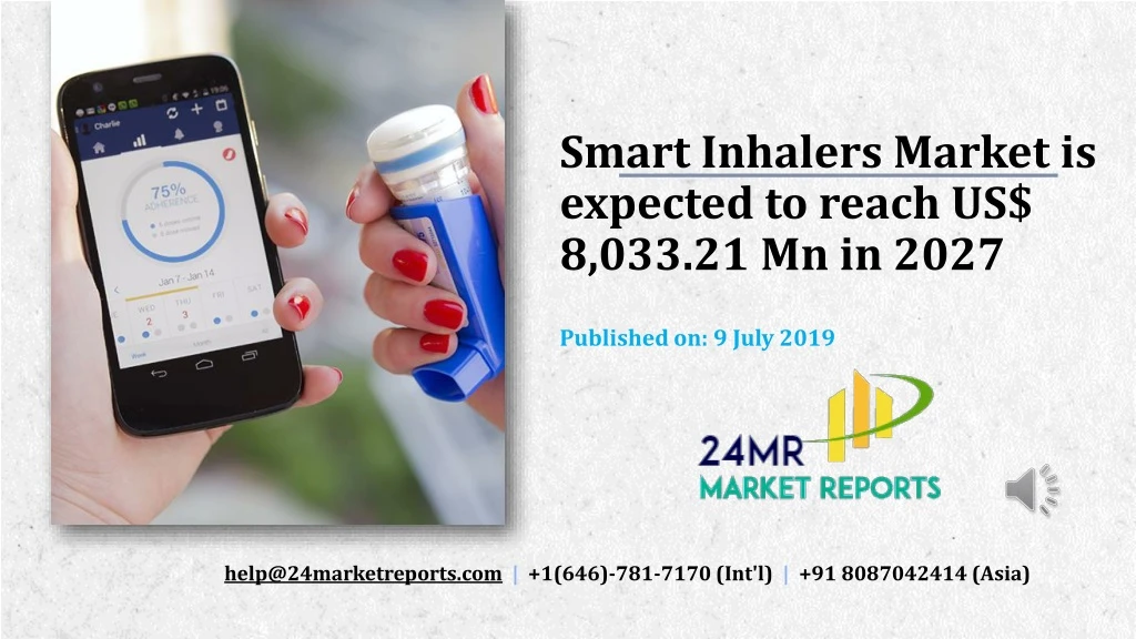 smart inhalers market is expected to reach us 8 033 21 mn in 2027