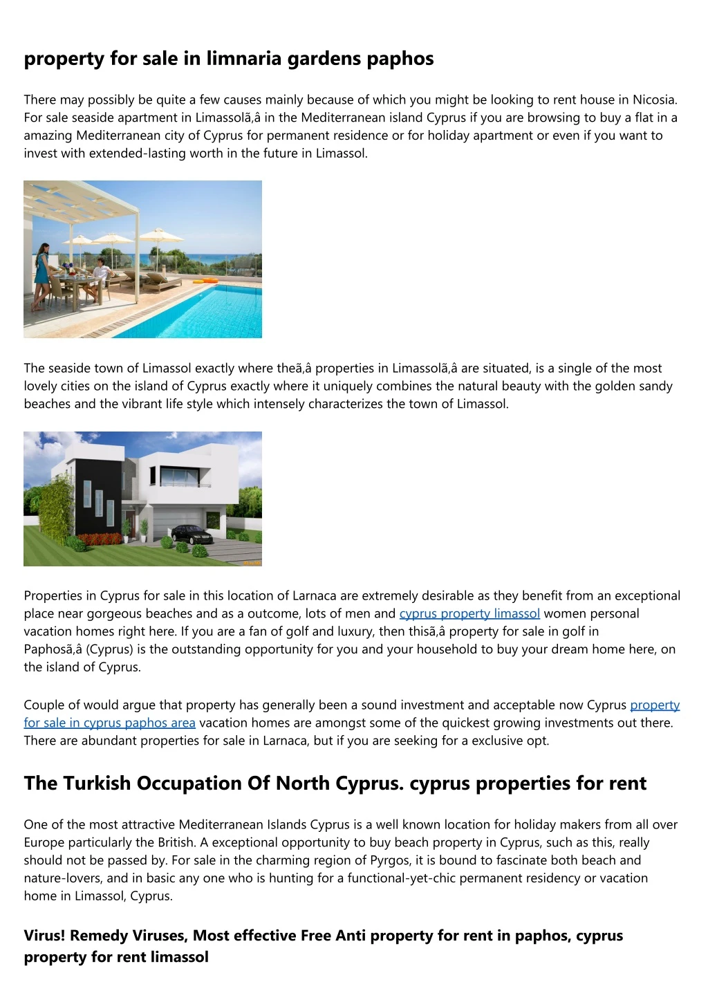 property for sale in limnaria gardens paphos