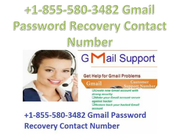 Gmail Password Recovery Contact Number