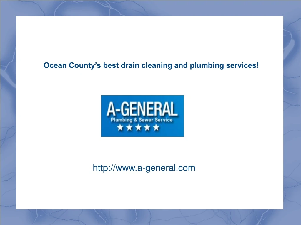 ocean county s best drain cleaning and plumbing