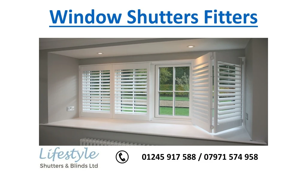 window shutters fitters