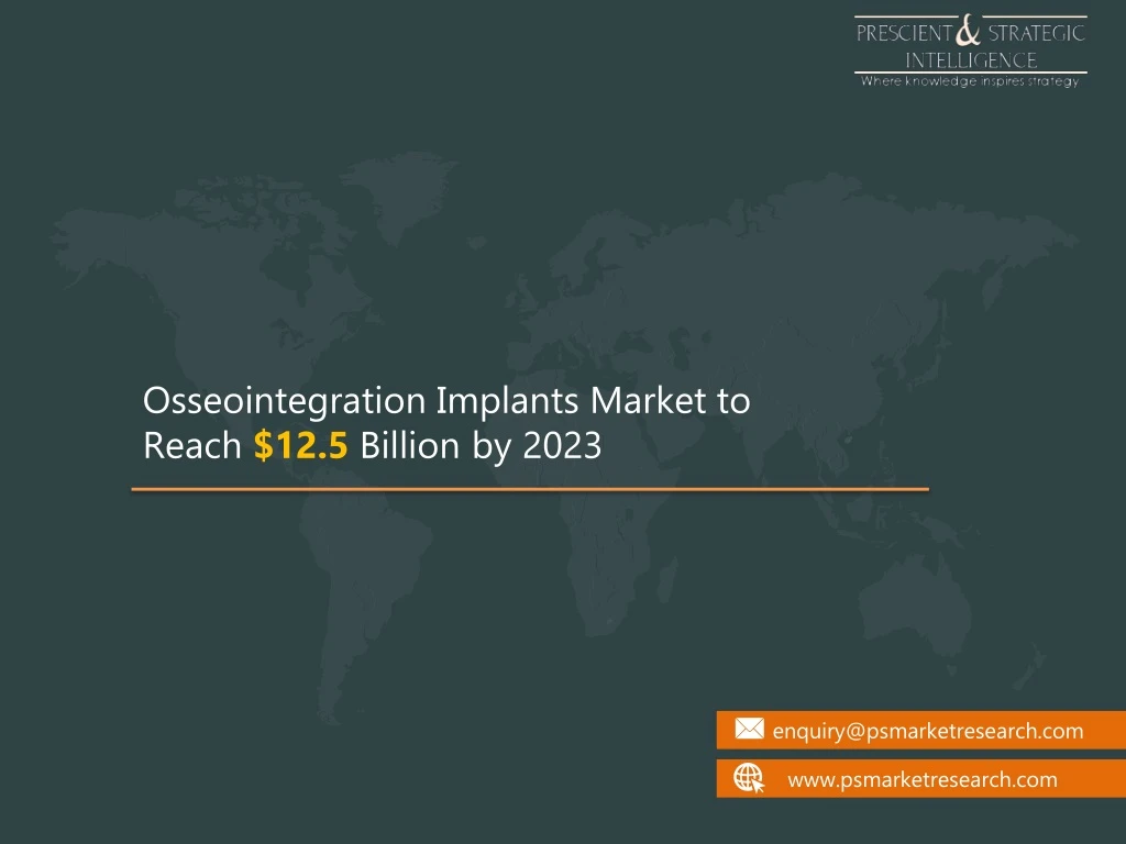 osseointegration implants market to reach