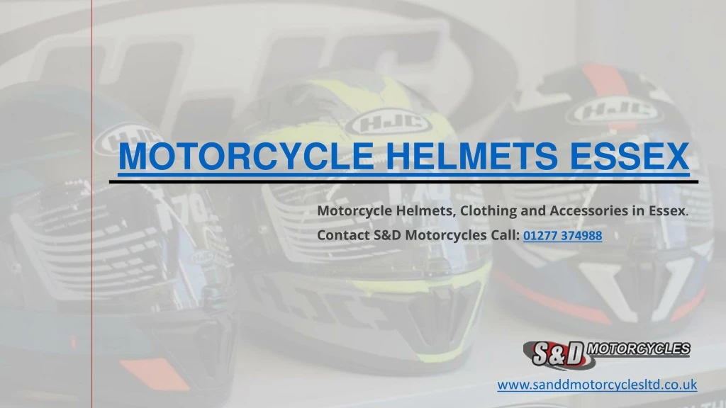 motorcycle helmets essex