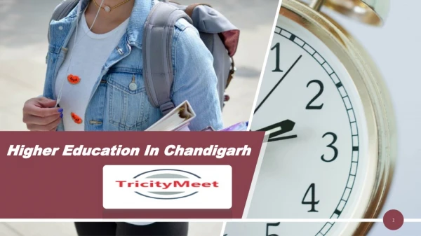 Higher Education In Chandigarh | Tricitymeet