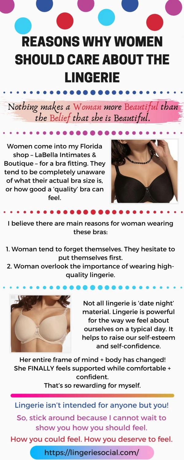 Learn Why Its Important To Care About Lingerie You Wear