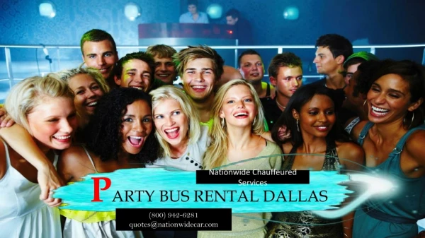 Cheap Party Bus Rental Dallas