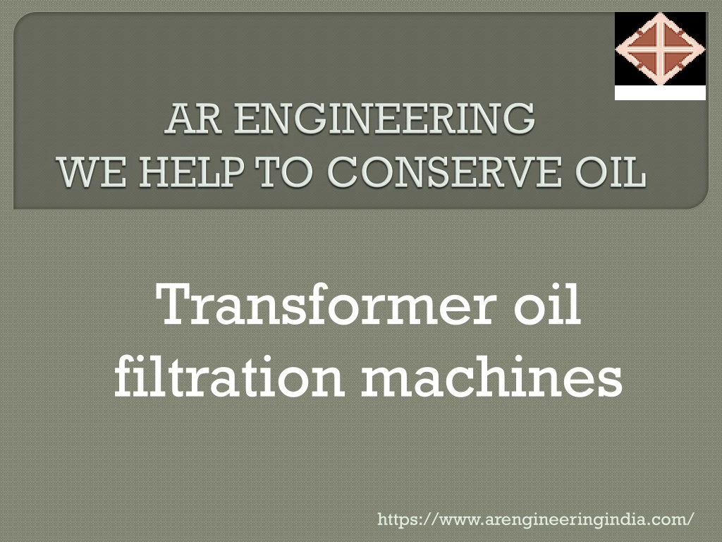 ar engineering we help to conserve oil