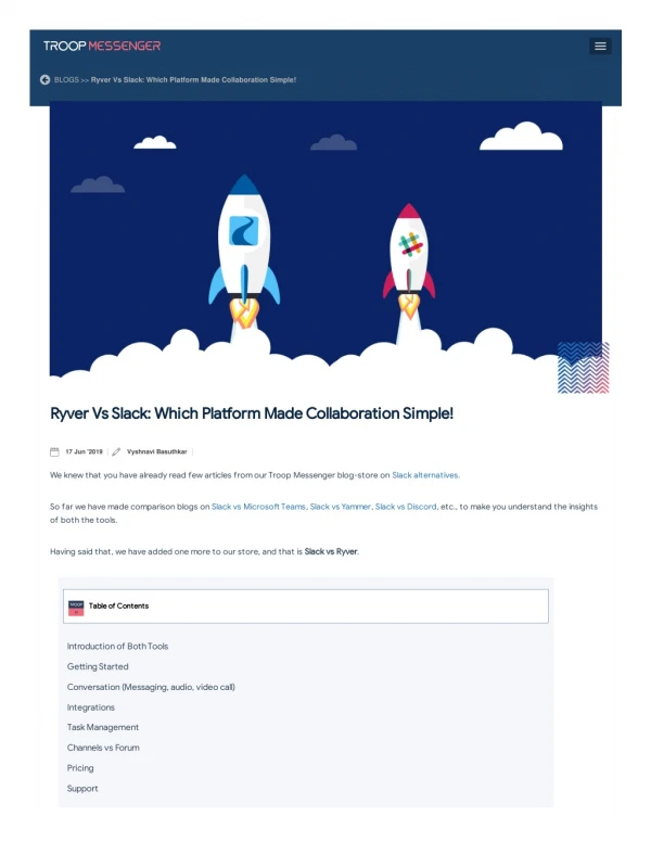 ryver vs slack:Which Platform Made Collaboration Simple!