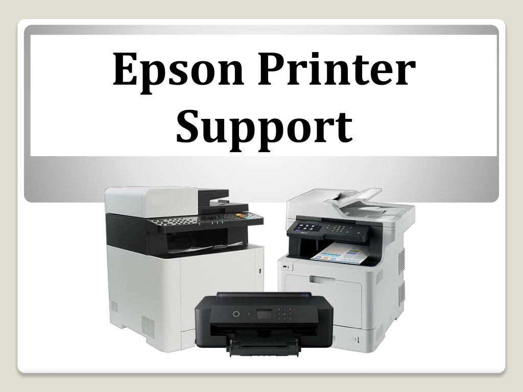 epson printer support