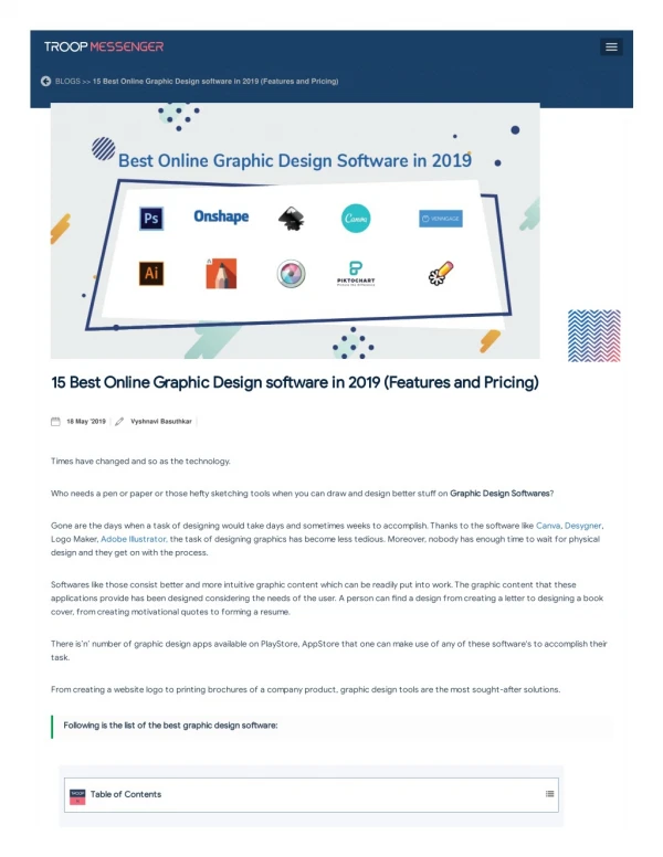 15 Best Online Graphic Design software in 2019 (Free and Paid)