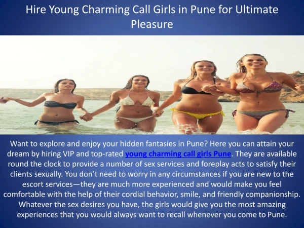 Hire Young Charming Female in Pune for Ultimate Pleasure
