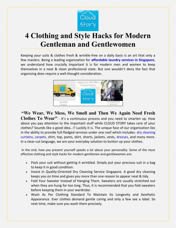 4 Clothing and Style Hacks for Modern Gentleman and Gentlewomen