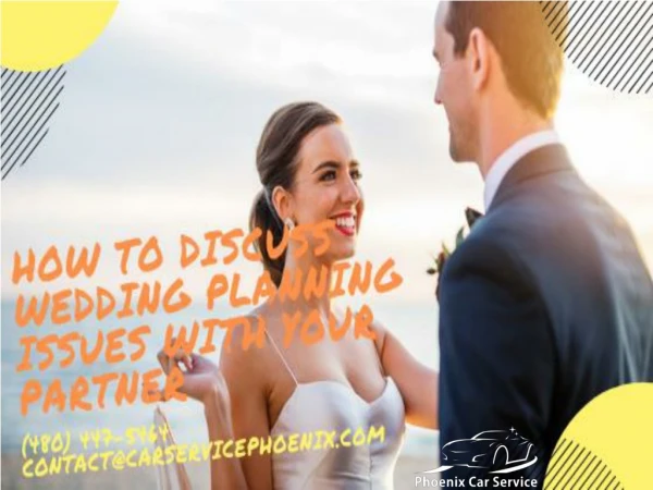How to Discuss Wedding Planning Issues With Your Partner