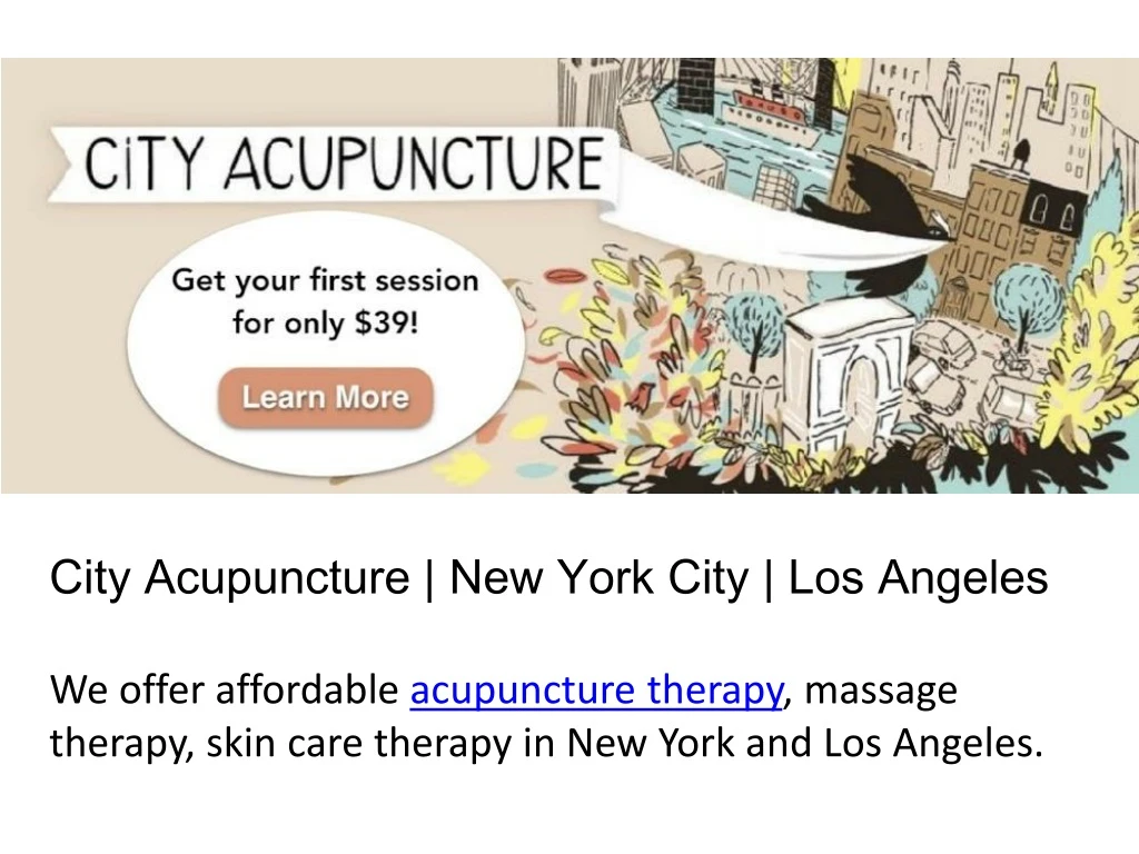 city acupuncture new york city los angeles