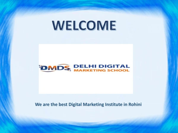 Digital Marketing Institute in Rohini
