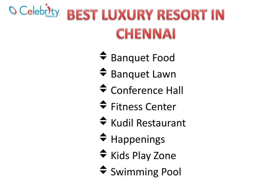 best luxury resort in chennai