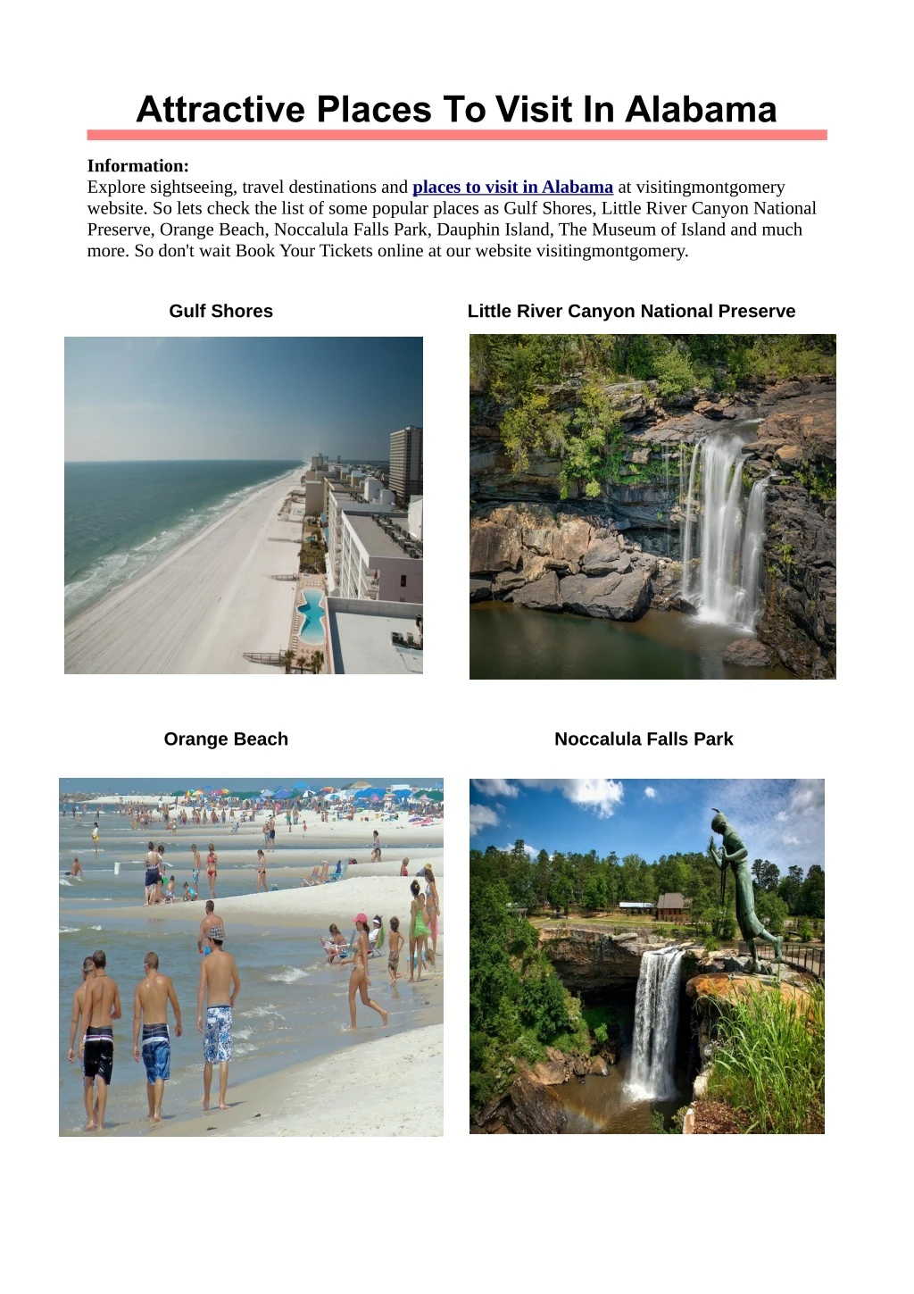 attractive places to visit in alabama