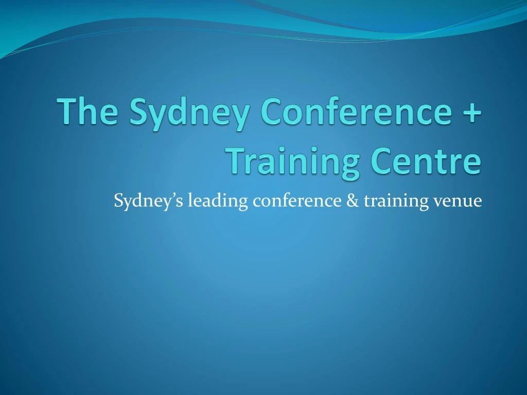 the sydney conference training centre