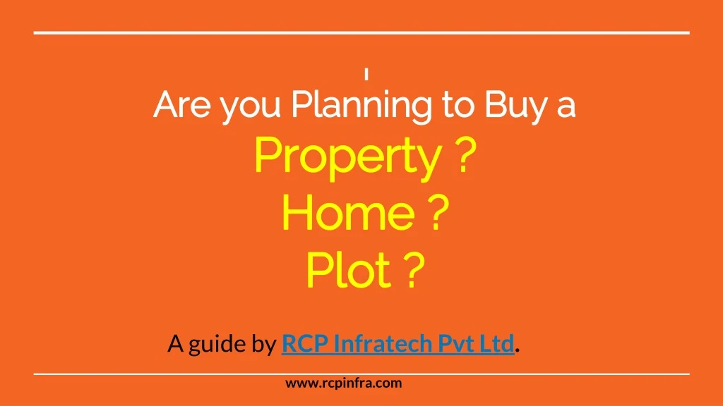 a guide by rcp infratech pvt ltd www rcpinfra com