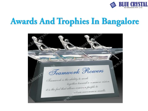 Awards and Trophies in Bangalore