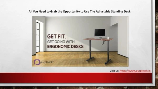 All You Need to Grab the Opportunity to Use the Adjustable Standing Desk