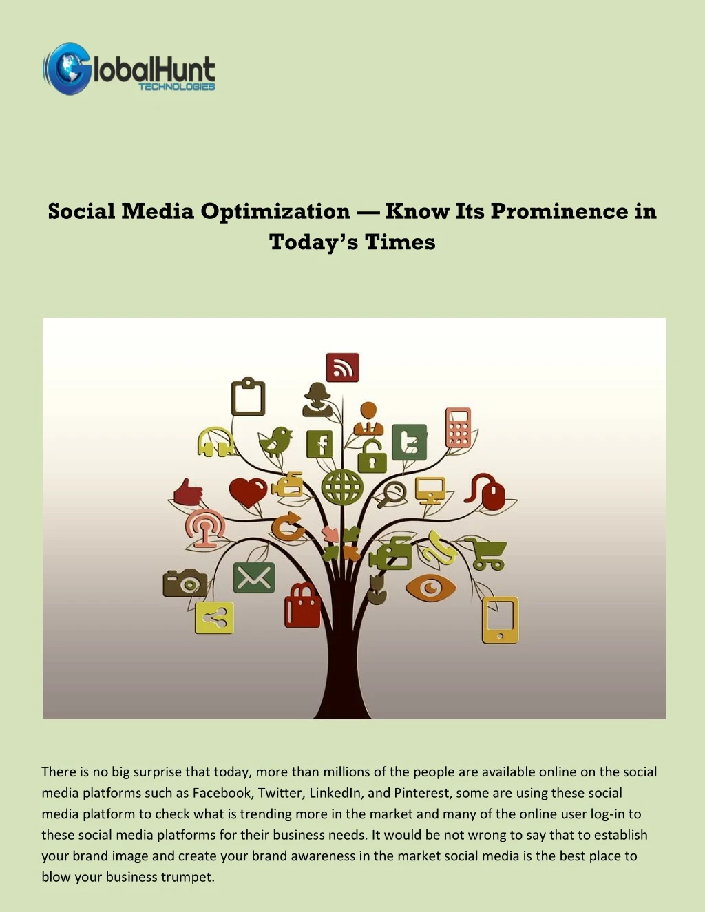 social media optimization know its prominence