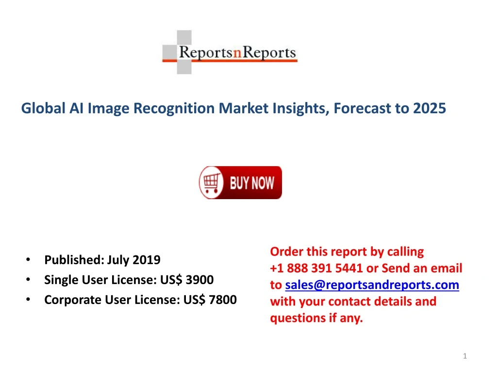 global ai image recognition market insights
