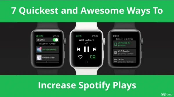 Quickest and awesome ways to increase Spotify Plays