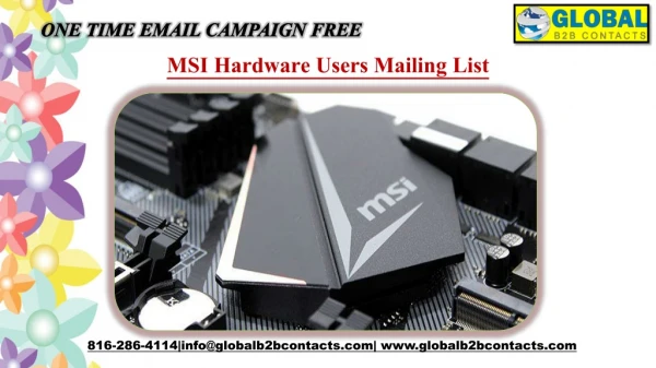 MSI Hardware Users Mailing List