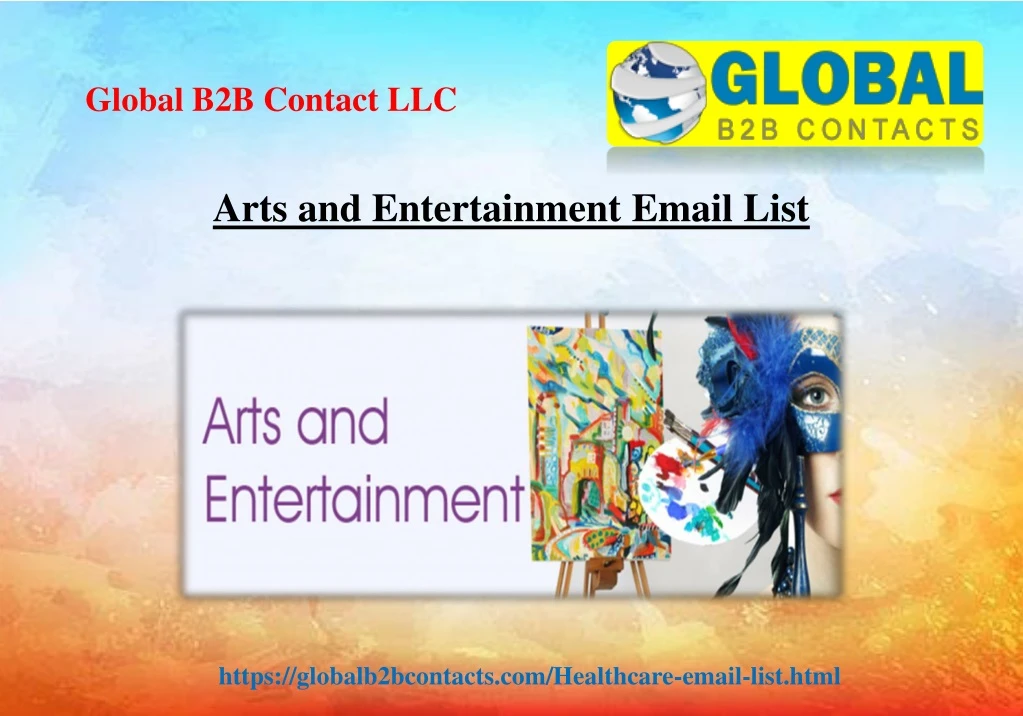 arts and entertainment email list