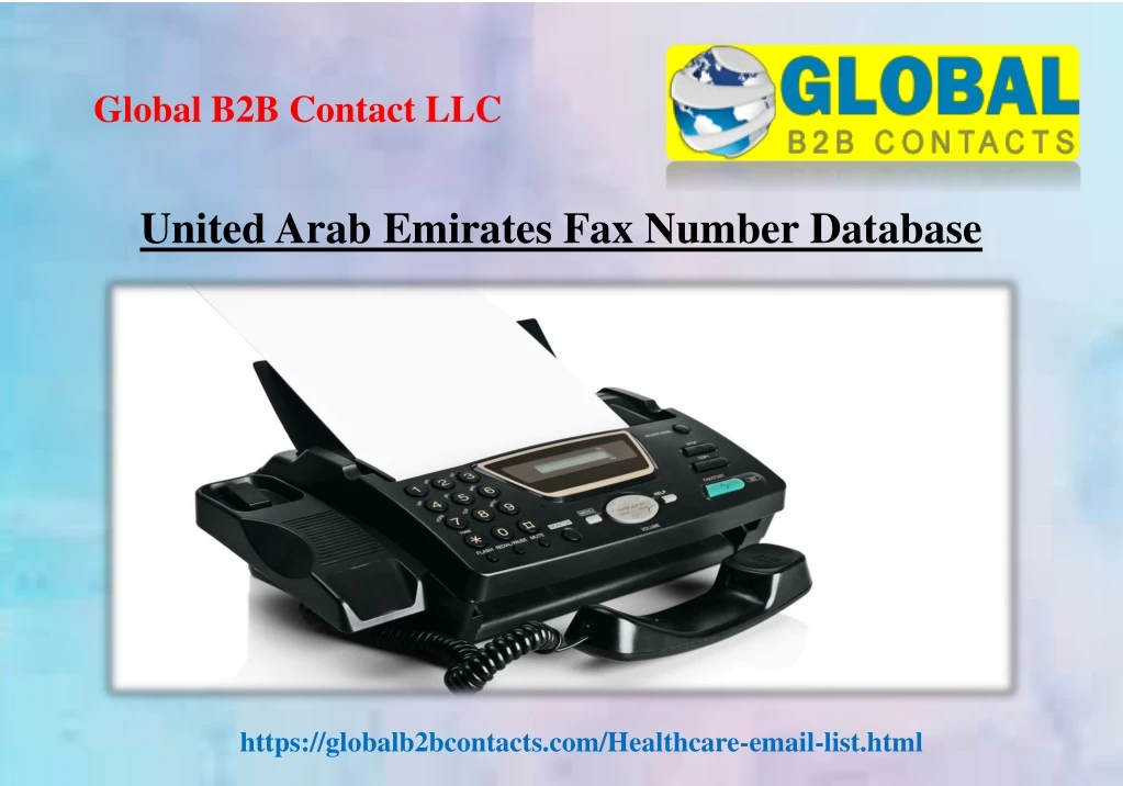 united arab emirates fax number database