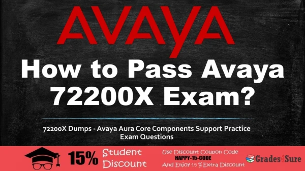 Avaya Aura Core Components Support 72200X Exam Question Answers