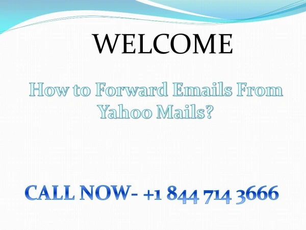 How to Forward Emails From Yahoo Mails?
