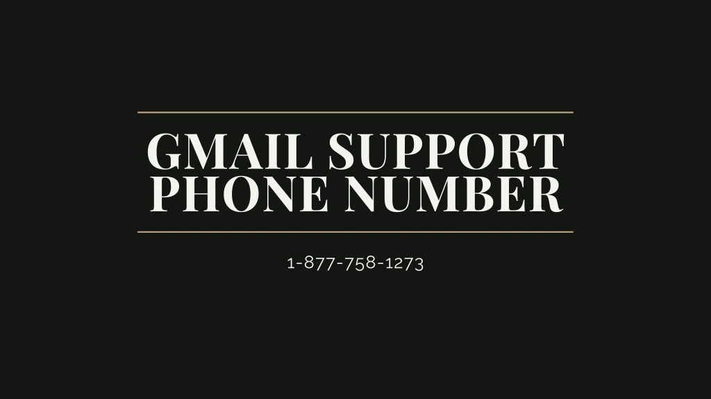 gmail support phone number