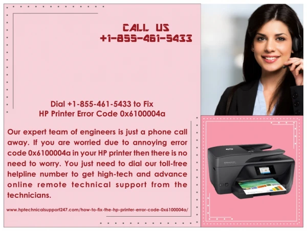 Get Expert Advice to Fix HP Printer Error Code 0x6100004a